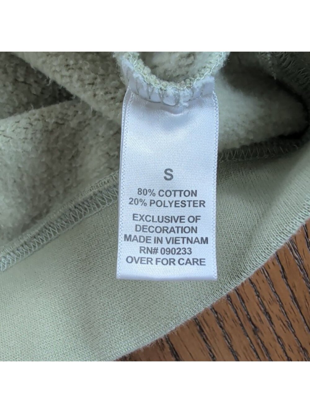 Fear of God Essentials Sweatshirt Mens S Sage Green Logo Crewneck Fleece - Picture 8 of 16